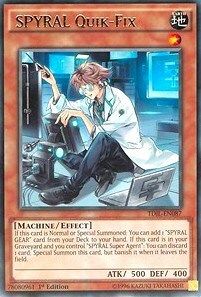 SPYRAL Quik-Fix Card Front