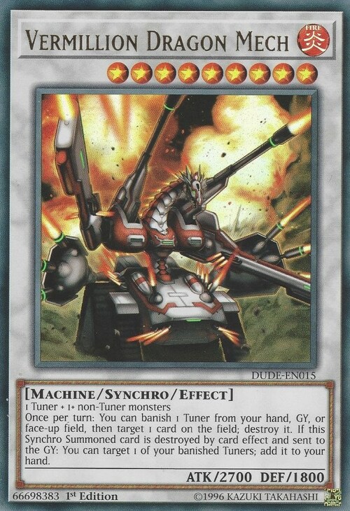 Vermillion Dragon Mech Card Front