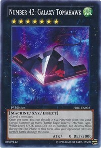 Number 42: Galaxy Tomahawk Card Front