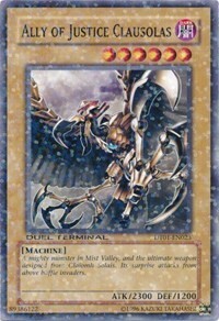 Ally of Justice Clausolas Card Front