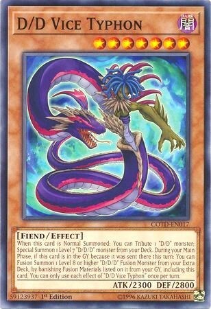 D/D Vice Typhon Card Front