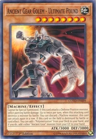 Ancient Gear Golem - Ultimate Pound Card Front