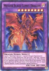 Meteor Black Comet Dragon Card Front