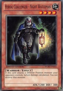 Heroic Challenger - Night Watchman Card Front