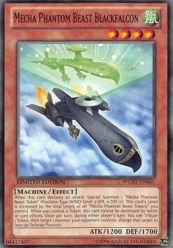 Mecha Phantom Beast Blackfalcon Card Front