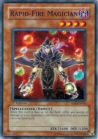 Rapid-Fire Magician Card Front