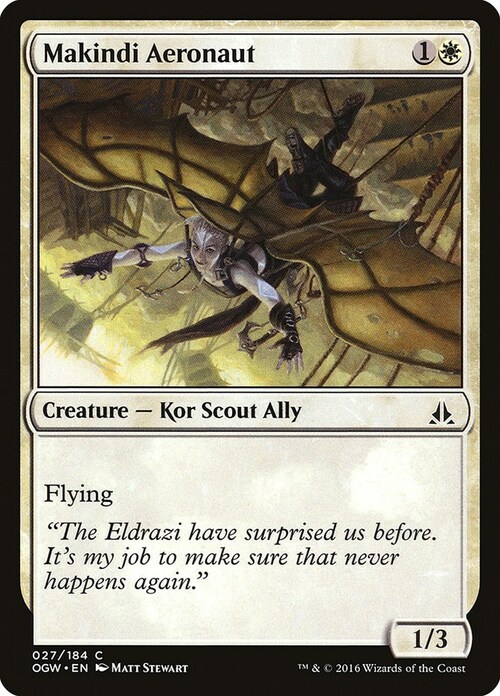 Makindi Aeronaut Card Front