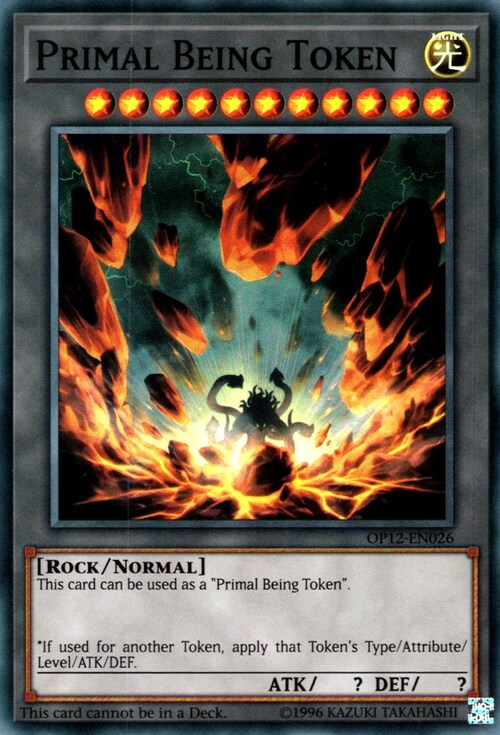 Primal Being Token Card Front