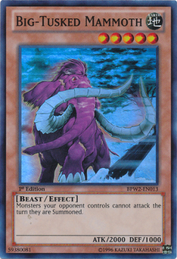 Big-Tusked Mammoth Card Front