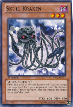 Skull Kraken Card Front