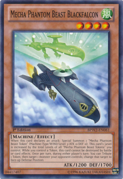 Mecha Phantom Beast Blackfalcon Card Front