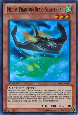 Mecha Phantom Beast Stealthray Card Front