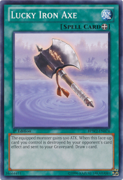 Lucky Iron Axe Card Front