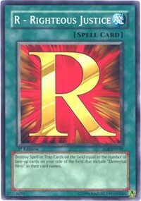 R - Righteous Justice Card Front