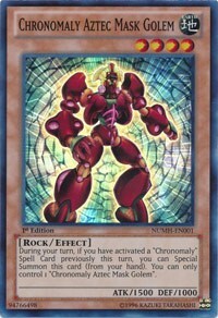 Chronomaly Aztec Mask Golem Card Front