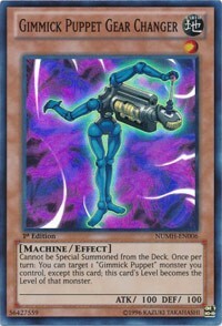 Gimmick Puppet Gear Changer Card Front