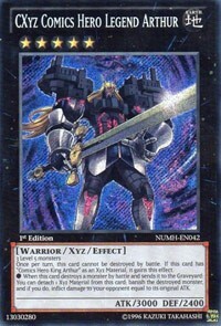 CXyz Comics Hero Legend Arthur Card Front