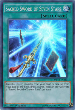 Sacred Sword of Seven Stars Card Front