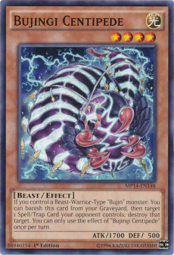 Bujingi Centipede Card Front