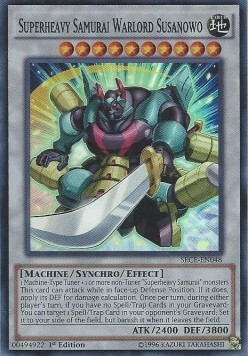 Superheavy Samurai Warlord Susanowo Card Front