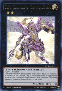 Sky Cavalry Centaurea Card Front