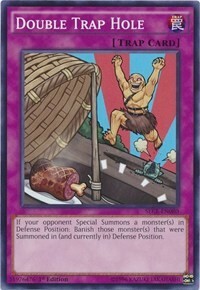 Double Trap Hole Card Front