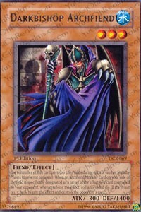 Darkbishop Archfiend Card Front