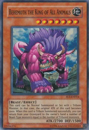 Behemoth the King of All Animals Card Front