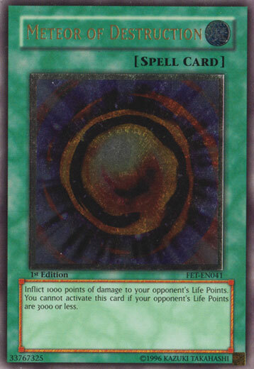 Meteor of Destruction Card Front