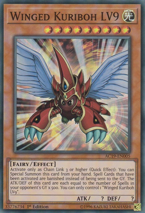 Winged Kuriboh LV9 Card Front