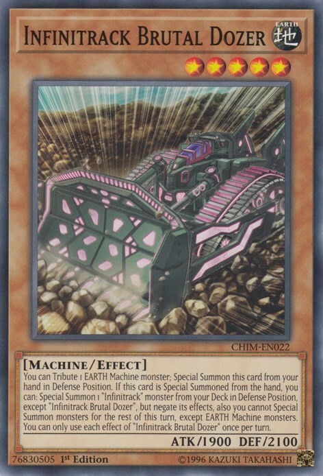 Infinitrack Brutal Dozer Card Front