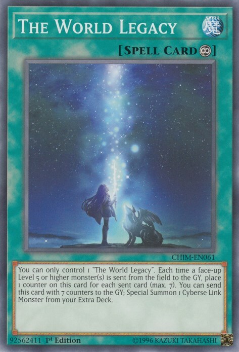 The World Legacy Card Front