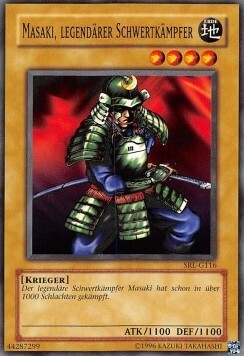 Masaki the Legendary Swordsman Card Front