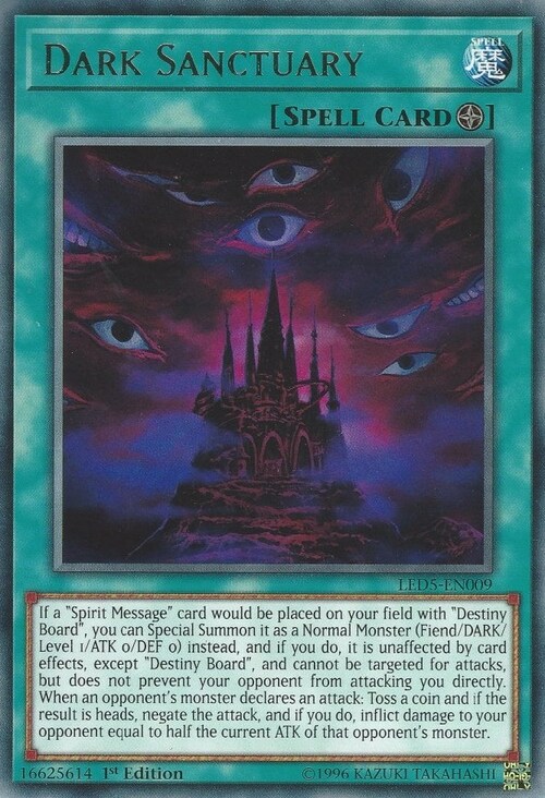 Dark Sanctuary Card Front