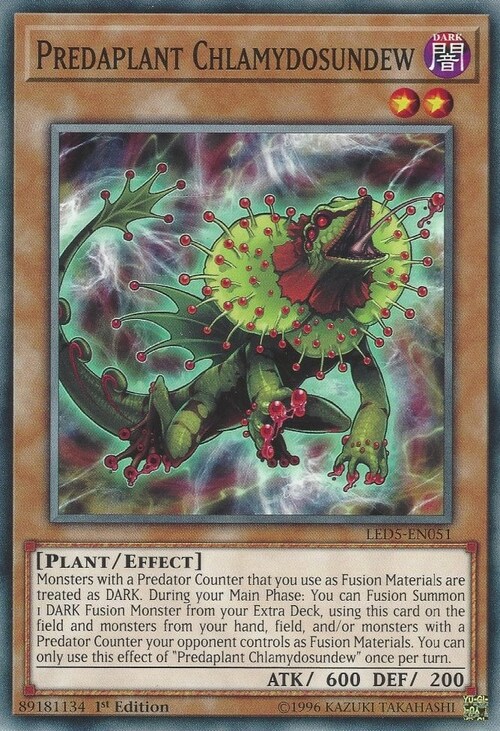 Predaplant Chlamydosundew Card Front