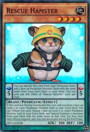 Rescue Hamster Card Front