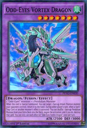 Odd-Eyes Vortex Dragon Card Front