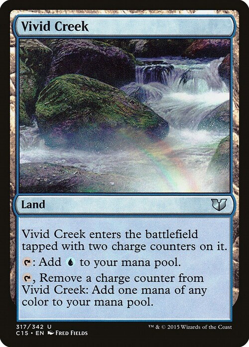 Vivid Creek Card Front