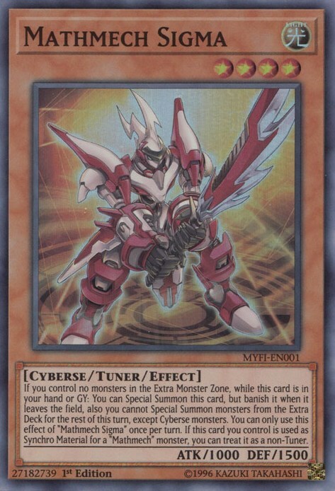 Mathmech Sigma Card Front