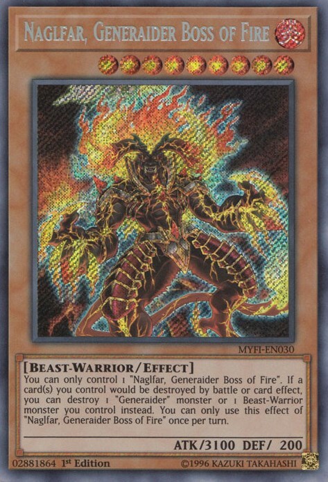 Naglfar, Generaider Boss of Fire Card Front