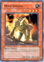 Mine Golem Card Front