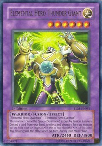 Elemental Hero Thunder Giant Card Front