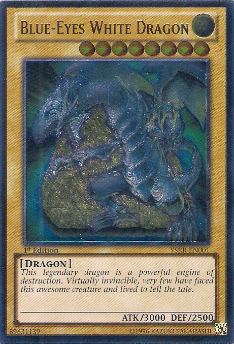 Blue-Eyes White Dragon Card Front