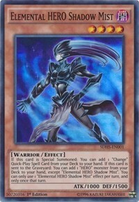 Elemental HERO Shadow Mist Card Front