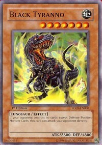 Black Tyranno Card Front