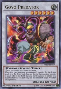 Goyo Predator Card Front