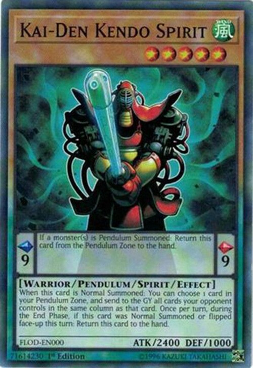 Kai-Den Kendo Spirit Card Front