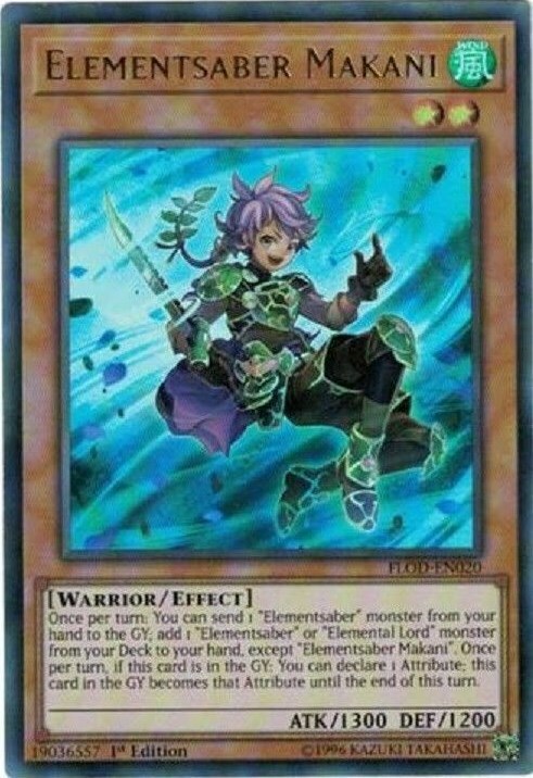 Elementsaber Makani Card Front