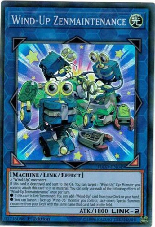 Wind-Up Zenmaintenance Card Front