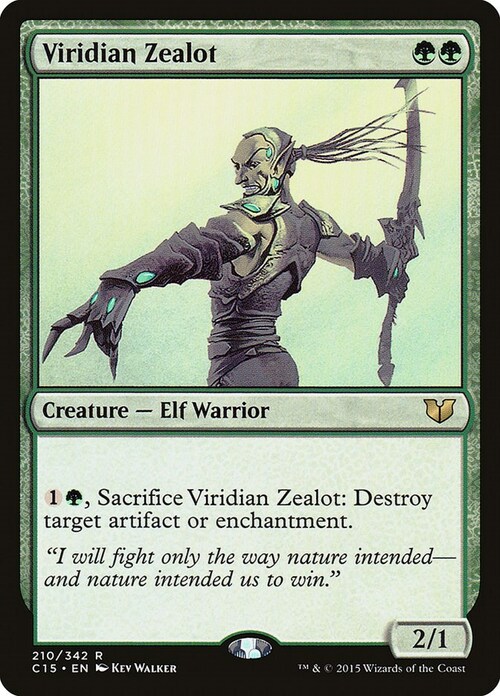 Viridian Zealot Card Front